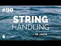 STRING Handling in JAVA string manipulation on white board