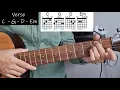 Jugatsu Mukuchi na Kimi wo Wasureru Guitar Tutorial Atarayo - Easy Guitar Chords 10月無口な君を忘れる English