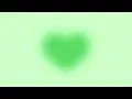 Pastel green aura heart wallpaper lucky girl aesthetic background loop