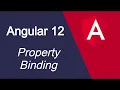 Angular 12 tutorial Property Binding Example