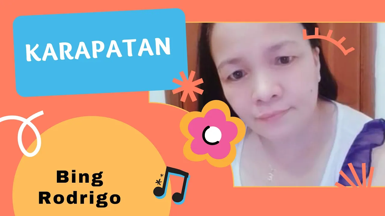 KARAPATAN- Tagalog Love song by Bing Rodrigo-(Lyrics video)