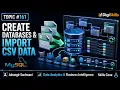 Creating Databases Importing CSV Data Wizard DigiSkills Topic - Skills Cone