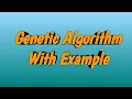 Genetic Algorithm Design And Analysis of Algorithm Evolutionary Algorithm