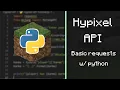 Hypixel API Tutorial Basic requests