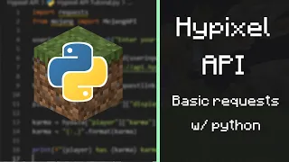 Hypixel API Tutorial Basic requests