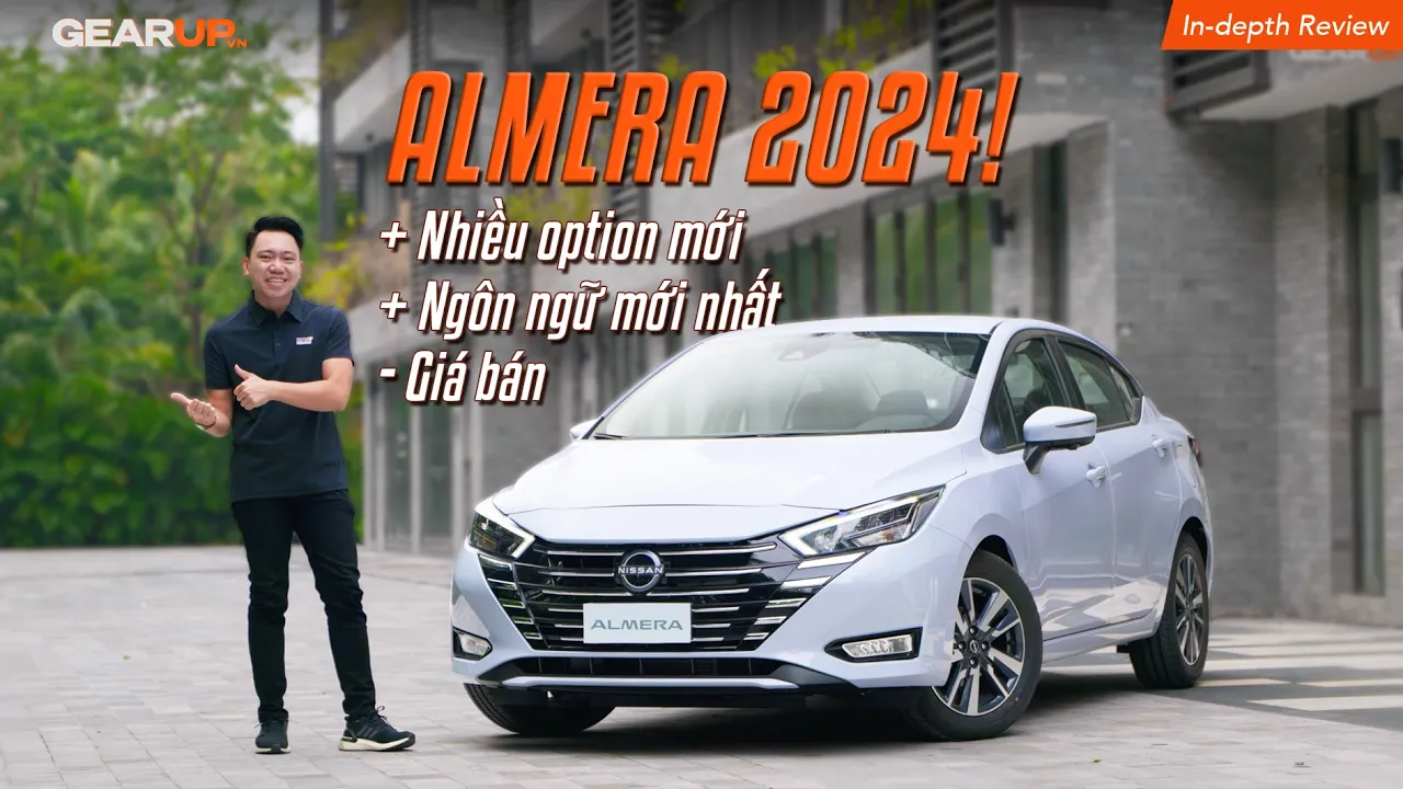 Outline Video Đánh giá Nissan Almera 2024: GIẢM giá, TĂNG NHIỀU trang bị và đáng nói nhất vẫn là VẬN HÀNH | GU