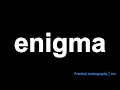 Enigma Definition
