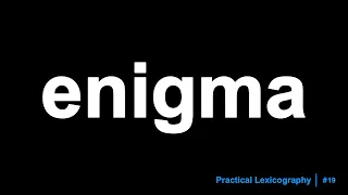 Enigma Definition