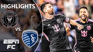 Download MESSI \u0026 SUAREZ SCORE 😱 Inter Miami vs. Sporting Kansas City | MLS Highlights | ESPN FC MP3