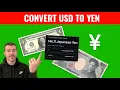 How to Convert USD to Yen Money Tips for Japan