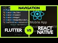 Navigation Showdown Flutter vs React Native