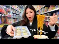 ONLY eating at KOREAN CONVENIENCE STORES for 24 hours