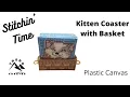 Plastic Canvas - Kitten Coasters