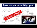 Organic Chemistry Olympiad Problem - Complete Step-by-Step Solution Hard Difficulty Problem