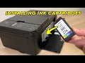 How to Install Ink Cartridges in Canon PIXMA TR4720 Printer