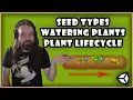 Building a Plant Growth Watering System in Unity GameDev Tutorial