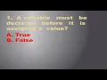 Python for beginners MCQ on Variable and Data Type by EMPTY MIND