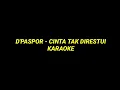 Download Lagu Cinta tak direstui karaoke - D'paspor