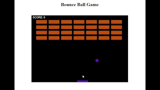 Bounce Ball Game in JavaScript
