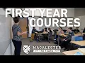 First Year Courses at Macalester College