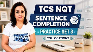 TCS NQT Sentence Completion Practice Set 3 | 30 Important Collocations | Verbal Ability