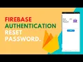 Firebase Authentication Tutorial Reset Password Part 3 codetrix
