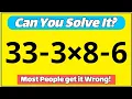 90 of People Get This Math Question Wrong