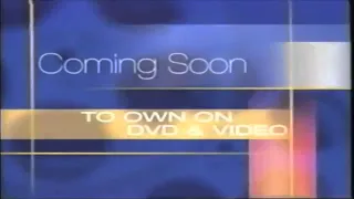 Coming Soon TO OWN ON DVD VIDEO 