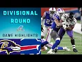 Ravens vs Bills Divisional Round Highlights NFL 2020 Playoffs