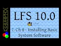 How to build LFS 10 0 - Part 7 Chapter 8