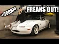 SCARING MY GIRLFRIEND IN MY SR20 MIATA