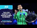 Lagu Novak Djokovic On-Court Interview | Australian Open 2026 Final