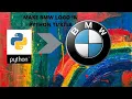 make real BMW logo in python turtle graphics