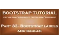 Bootstrap labels and badges
