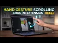 Chrome Extension Gestured Reels Scroller Demonstration