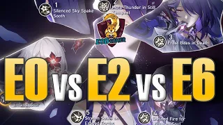 Download E0 vs E2 vs E6 Acheron in Honkai Star Rail MP3