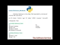 30 Python Dictionary Methods in Telugu