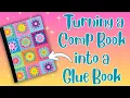 Prepping a Composition Notebook Glue Book Tutorial