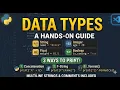 Python Fundamentals - Session 2 Data Types Introduced