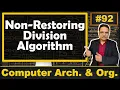 Non Restoring Division Algorithm Flowchart and Example COA