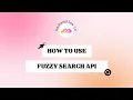 Fuzzy Search API with Backendflow ft FlutterFlow