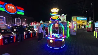 Dave Buster s Staten Island NY arcade walkthrough tour February 2024