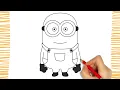 How to draw a MINION I The Rise Of Gru