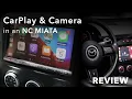 CarPlay and Backup Camera in an NC Miata Sony XAV-AX5000