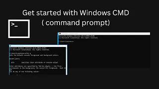Windows CMD Command Prompt Tutorial Part 1