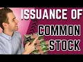 Accounting for the Issuance of Common Stock