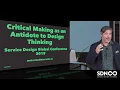 SDGC19 Matt Ratto Critical Making as an Antidote to Design Thinking