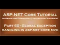 Global exception handling in asp net core c