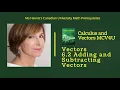 Vectors 6 2 Adding and Subtracting Vectors