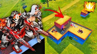 HICIMOS EL RETO DE LOS CUERNITOS CAMPEROS EN FREE FIRE 😂 *NUEVA SKIN*